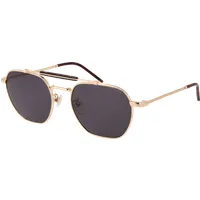 Lozza Sonnenbrille SL2427 - Eleganter Goldrahmen für Herren - Stilvolle Sonnenbrille mit grauen Kunststoffgläsern, 100% UVA & UVB Schutz. Ideal für modische Auftritte und perfekten Tragekomfort.
