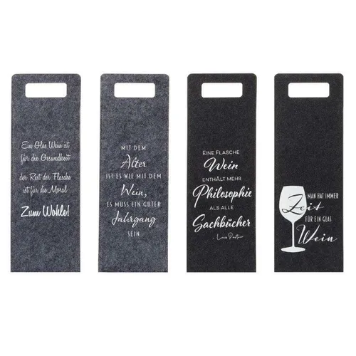 Flaschentaschen aus Filz Weintüten Geschenktüten für Wein Weinflaschentüten