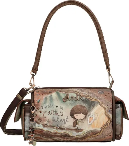 Anekke Core Bowling Bag Multicolor - Stylische Handtasche mit Reißverschluss, 2 Seitentaschen und einem Schultergurt. Perfekt für den Alltag und vielseitig kombinierbar.