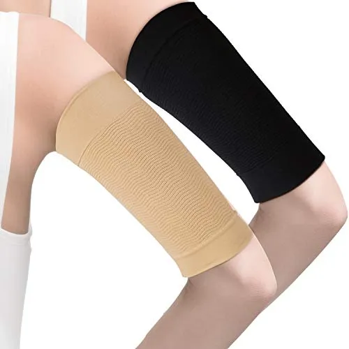 WILLBOND 4 Paar Abnehmen Arm Ärmel - Elastische Kompression für Frauen - Running-Armlinge für Damen, ideal zur Armformung während sportlicher Aktivitäten, weich und elastisch für optimalen Tragekomfort.