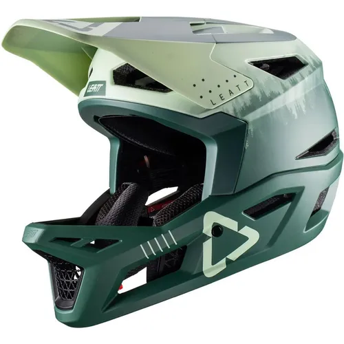 Leatt Casque MTB Gravity 4.0 Ivy Helm L 59-60 - Fahrradhelm mit 360°-Turbine-Technologie für maximalen Schutz und Belüftung. Ideal für sicheres Fahren bei allen Geschwindigkeiten, mit bequemem Dri-Lex-Innenfutter.