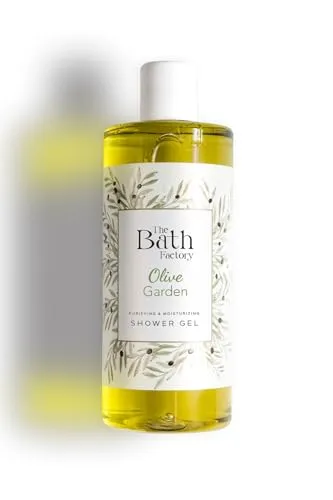 The Bath Factory Duschgel – Olive Garden – Feuchtigkeitsspendende & Pflegende Körperreinigung – 400 ml