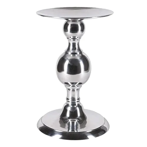Deko-Säule Aluminium poliert Ø 27cm - Präsentationssockel aus poliertem Aluminium, handgefertigt und pflegeleicht – ideal für stilvolle Dekorationen in jedem Wohnstil.