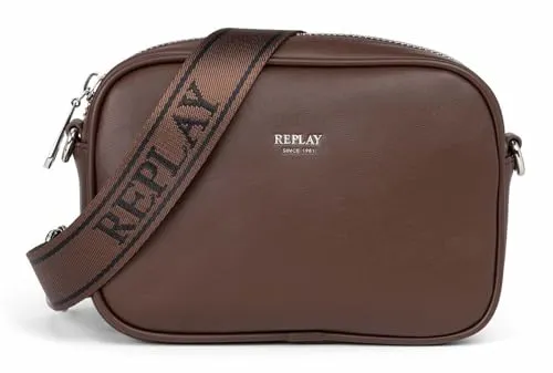 Replay Umhängetasche 22 cm braun - Handtaschen aus hochwertigem Material, stilvoll und perfekt für den täglichen Gebrauch oder besondere Anlässe.