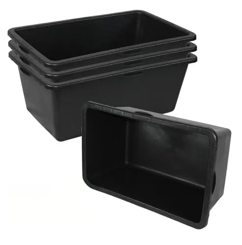 Mörtelkasten 80 Liter in schwarz von Friesenthal