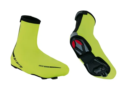 Ueberschuhe HeavyDuty OSS 37/38 neon gelb - Fahrradschuhe für besten Kälteschutz, aus 3 mm dickem Multistretch-Neopren mit Nylon-Verstärkungen, reflektierende Details für Sicherheit und ideal für (Inline-)Skates.