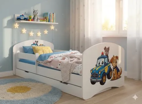 Happy Babies Kinderbett mit Rausfallschutz 140x70 – Sicher & Komfortabel
