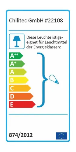 ChiliTec LED Gartenleuchte Wandleuchte 2 Strahler Weiß 230V Up & Down 2x GU10 Sockel