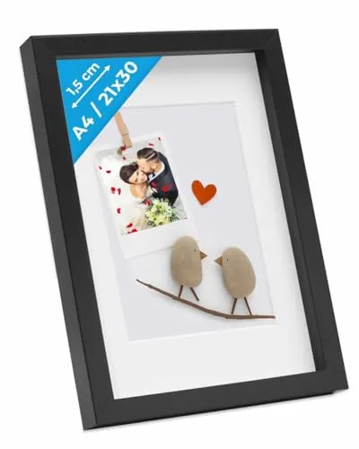 Bilderrahmen Schwarz von Photolini