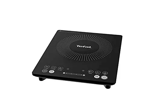 Tefal IH2108 Everyday Slim Induktionskochplatte - Kochfelder mit 6 Kochprogrammen und digitaler Anzeige, ideal für flexibles Kochen und platzsparend mit nur 45 mm Dicke.