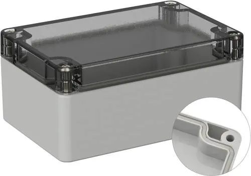 TRU COMPONENTS TC-9065456 Outdoor-Gehäuse 120 x 80 x 55 Polycarbonat Lichtgrau (RAL 7035) 1St.