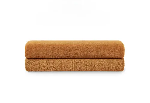 Blumtal Badetücher Premium Frottier Set 2-teilig in orange von Blumtal