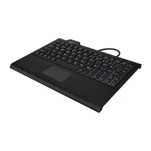 KeySonic TAS KSK-3210ELU Super-Mini Touchpad schwarz - Tastaturen mit kompaktem Design, ideal für unterwegs und bietet präzise Touchpad-Steuerung.