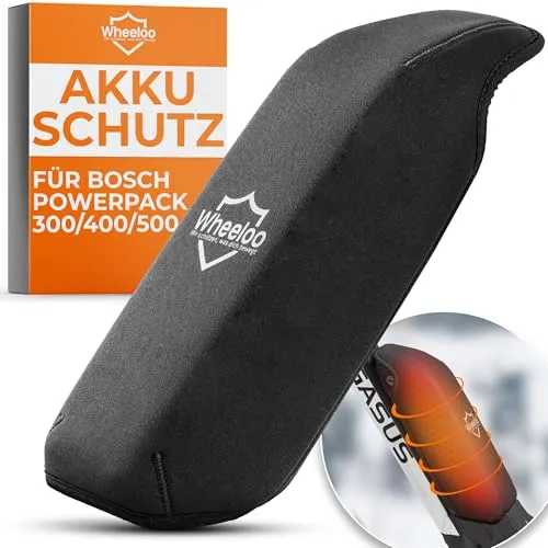 Ebike Akkuschutz für Bosch Powerpack 300/400/500 CX Performance Active-Line I erhöht Reichweite I Akku Schutzhülle gegen Kälte und Schmutz I E-Bike Abdeckung