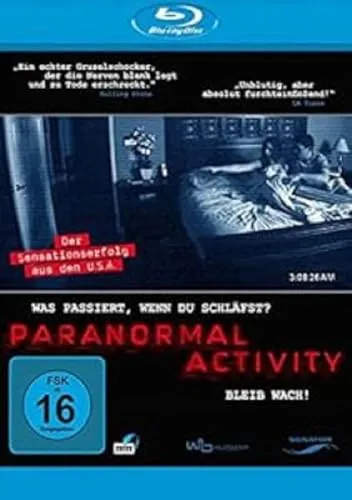 Paranormal Activity [Blu-ray] - Horrorklassiker auf Blu-ray, freigegeben ab 16 Jahren für spannende Filmabende.