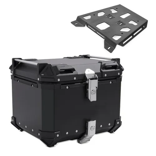 Bagtecs Topcase Set Topcase + Gepäckträger für KTM 790 Adventure / R 19-25 schwarz XB5