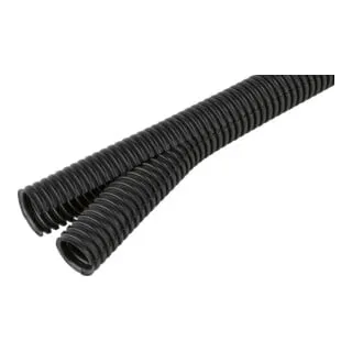 Fränkische Wellrohr verschließbar geschlitzt Co-flex PP-UV 70 - Kunststoffrohre für Installationen im Freien, hochtemperaturbeständig und schützt gegen Marder- und Nagetierverbiss. Ideal für Solaranlagen und Photovoltaik.
