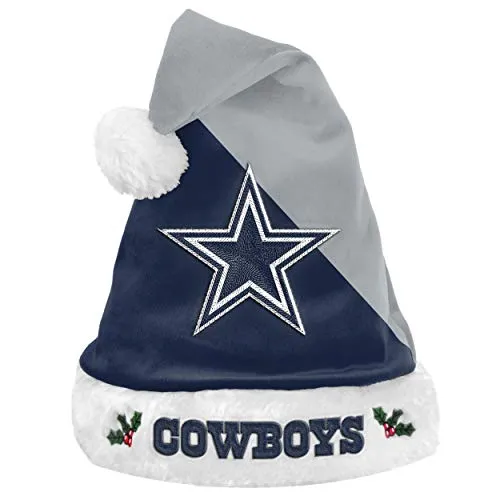 FOCO Dallas Cowboys NFL 2021 Colorblock Santa Hat - Stück