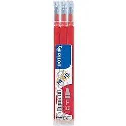 Pilot FriXion Ball Tintenrollermine 0.25 mm Fein Kugel Rot 3 Stück