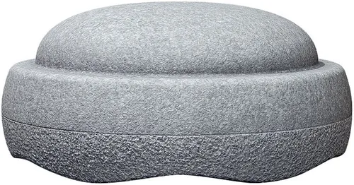 Stapelstein grey – Bewegungs- und Spielobjekt - Motorikspielzeug für Kinder ab 1 Jahr, genderneutral, leicht und belastbar bis 180 kg. Fördert Bewegung und Fantasie, sicher ohne spitze Ecken, ideal für drinnen und draußen.