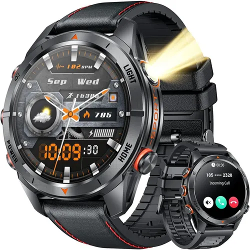 NONGAMX Smartwatch (3,7 cm, android ios), Smartwatch mit 1.46