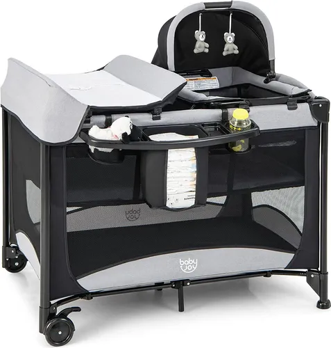 COSTWAY 5 in 1 Babybett