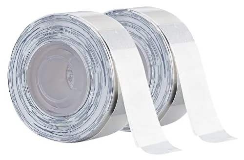 Callstel Zubehör zu Labelprinter: 2er-Set selbstklebende Etiketten-Rollen, 14x30 mm, je 8 m, transparent (Etikettendrucker App, Etikettendrucker für Handys, Tablet Tasche)