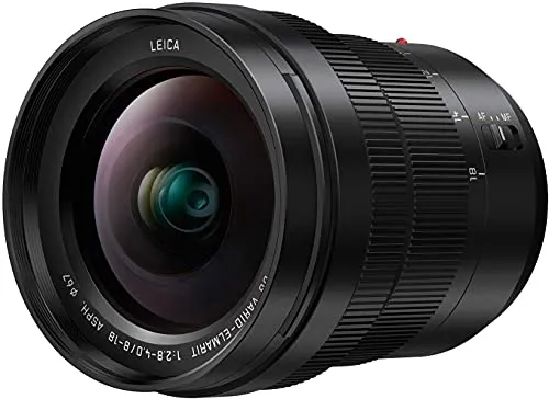 Panasonic Leica DG-Objektiv H-E08018, Vario-Elmarit 8-18 mm - Objektive für Spiegelreflexkameras, lichtstarkes LEICA Objektiv mit robustem Design und hervorragendem Schutz gegen Staub und Spritzwasser.