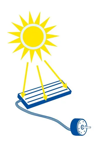 Produktbild Pebaro 3D-Puzzle Solar Holzbausatz Windmühle, 834/1, 34 Puzzleteile