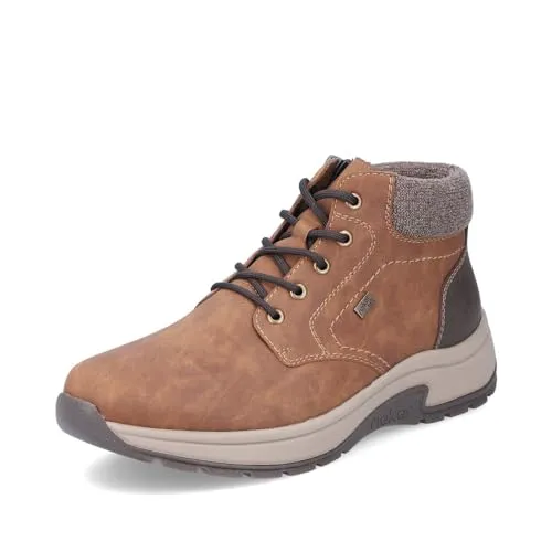 Rieker Herren Schnürstiefel 11030 - Wasserabweisende Schnürboots für Herren - Wanderschuhe mit riekerTEX-Membran für optimalen Nässeschutz, extraweite Passform für maximalen Komfort und Bewegungsfreiheit.