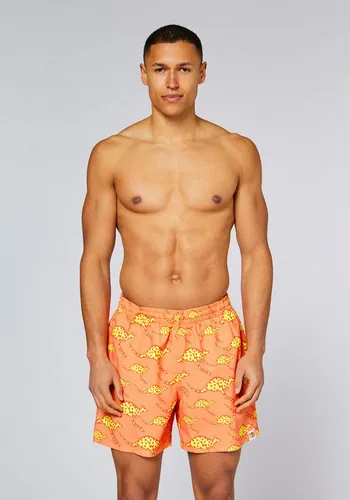 Chiemsee Badeshorts orange M (48/50) – Stilvoll am Strand - Modische Badeshorts in leuchtendem Orange, Größe M (48/50), aus 100% Polyester für hohen Tragekomfort und schnelle Trocknung. Ideal für entspannte Tage am Strand.