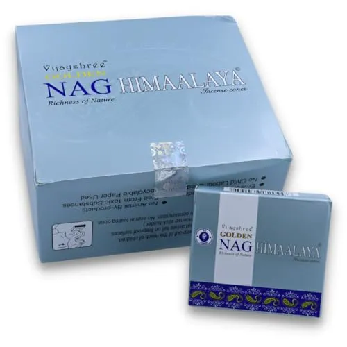 Räucherkegel LAVISA, Meditation, Aromatherapie, Duft, Atmosphäre für Zuhause, Satya, Goloka, Golden Nag