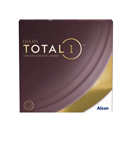 Alcon Dailies Total 1 Tageslinsen (90er Packung) - Kontaktlinsen mit Wassergradient-Technologie für außergewöhnlichen Tragekomfort und ein angenehmes Gefühl bis zum Ende des Tages.