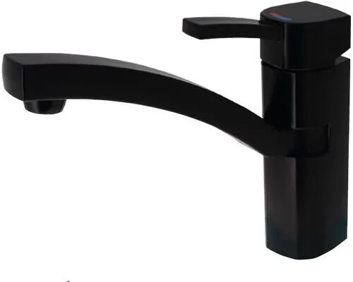 Comet Capri High Einhebelmischer mit Mikroschalter - Hochwertiger Einhebelmischer mit Ø33mm und flexiblen Nylonschläuchen, ideal für moderne Küchen und Badezimmer.