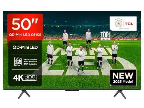 TCL 50C61KSX2 QLED Mini LED-Fernseher 50 Zoll von TCL