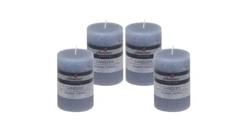 Kerzen Blau von Stumpenkerzen