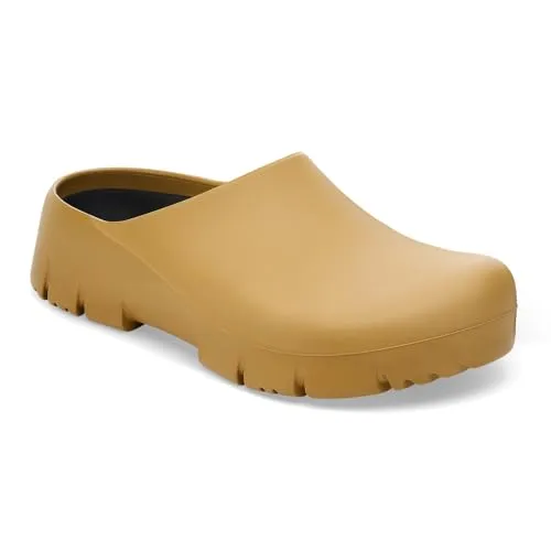Birkenstock Super Birki 2.0 Clog PU-Clog OB goldfarben 38 EU - Arbeits- & Schutzkleidung, ideal für Pflegeberufe mit rutschfester und profilierten Laufsohle für sicheren Halt.