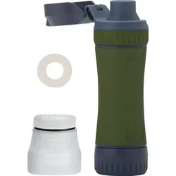 Platypus Quickdraw Mikrofilter, grün - Wasserfilter Outdoor, schnell und kompakt mit Hohlfasertechnologie für 3 Liter pro Minute - ideal für Abenteuer in der Natur.