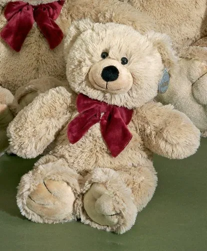 Förster Stofftiere Schmusebär 39cm, Plüsch, Teddy, Kuscheltier, Tier, Modern, Unisex, Groß, Waschbar bis 30 Grad, Handarbeit, Speichel- und Schweißfest, Sicherheitsaugen