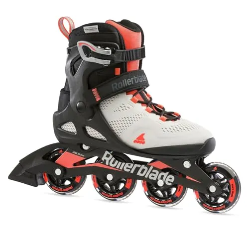 Rollerblade Damen Macroblade 80 Inlineskate - Inliner für lässiges Skaten und Einstiegstraining, mit höherer Manschette für mehr Sicherheit und Komfortpolsterung für atmungsaktiven Tragekomfort.