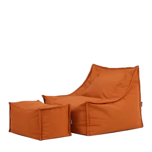 icon Sitzsack Set Alto für Erwachsene und Kinder in orange von Icon
