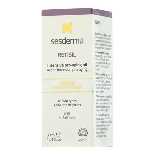 Sesderma RETISIL Intensive Oil 30 ml - Körpercreme mit Anti-Aging-Effekt, spendet intensive Feuchtigkeit und wirkt als Faltenfüller. Ideal für alle Hauttypen und für einen strahlenden Teint.