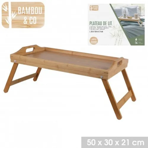 Bambus Serviertablett 53cm – Frühstückstisch-Highlight