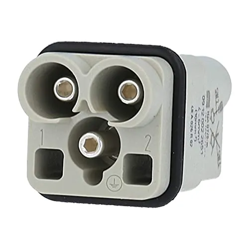 Harting Han Q2/0 Stifteinsatz (M) 2-polig+PE 400V von Harting
