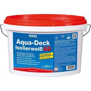 Pufas Isolierfarbe Aqua-Deck Isolierweiß AD, 2,5l von PUFAS