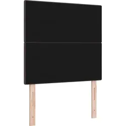 vidaXL LED Kopfteil Dunkelbraun 90 cm - Hochwertiges Kopfteil aus massivem Kiefernholz, ideal für stilvolle Schlafzimmer. Das platzsparende Design sorgt für Komfort und Langlebigkeit, während die elegante Farbe jeden Raum aufwertet.