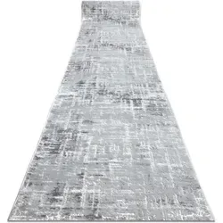 Rugsx - Läufer Strukturell Mefe 8722 Zwei Ebenen Aus Vlies Grau / Weiß 80 Cm Grey 80x340 Cm