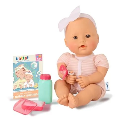 Battat Cozy Moments Badezeit-Babypuppe mit weichem Körper, 30 cm