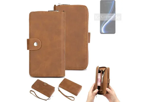 K-S-Trade Handyhülle für Realme Narzo 80x 5G, Handyhülle Schutzhülle & Portemonnee Tasche Handytasche Case Etui