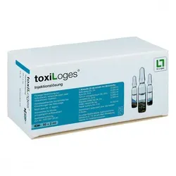 Toxi Loges Injektionslösung Ampullen - Homöopathisches Arzneimittel zur Behandlung von Atemwegserkrankungen, ideal bei fieberhaften Entzündungen. Enthält Echinacea und Lachesis für eine intensive Wirkung.